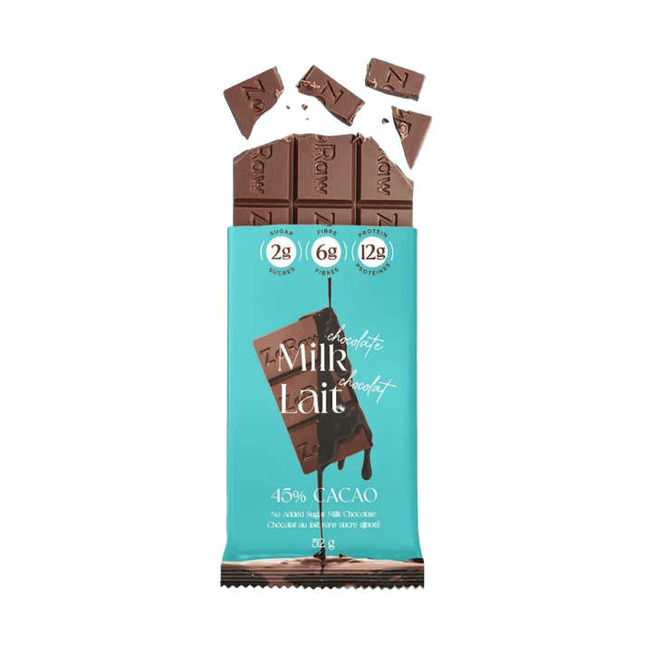 Cracked milk chocolate bar