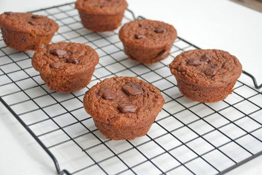 Low Carb Chocolate Pumpkin Muffins With Protein Chocolate