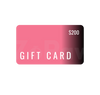 Two hundred dollar gift card