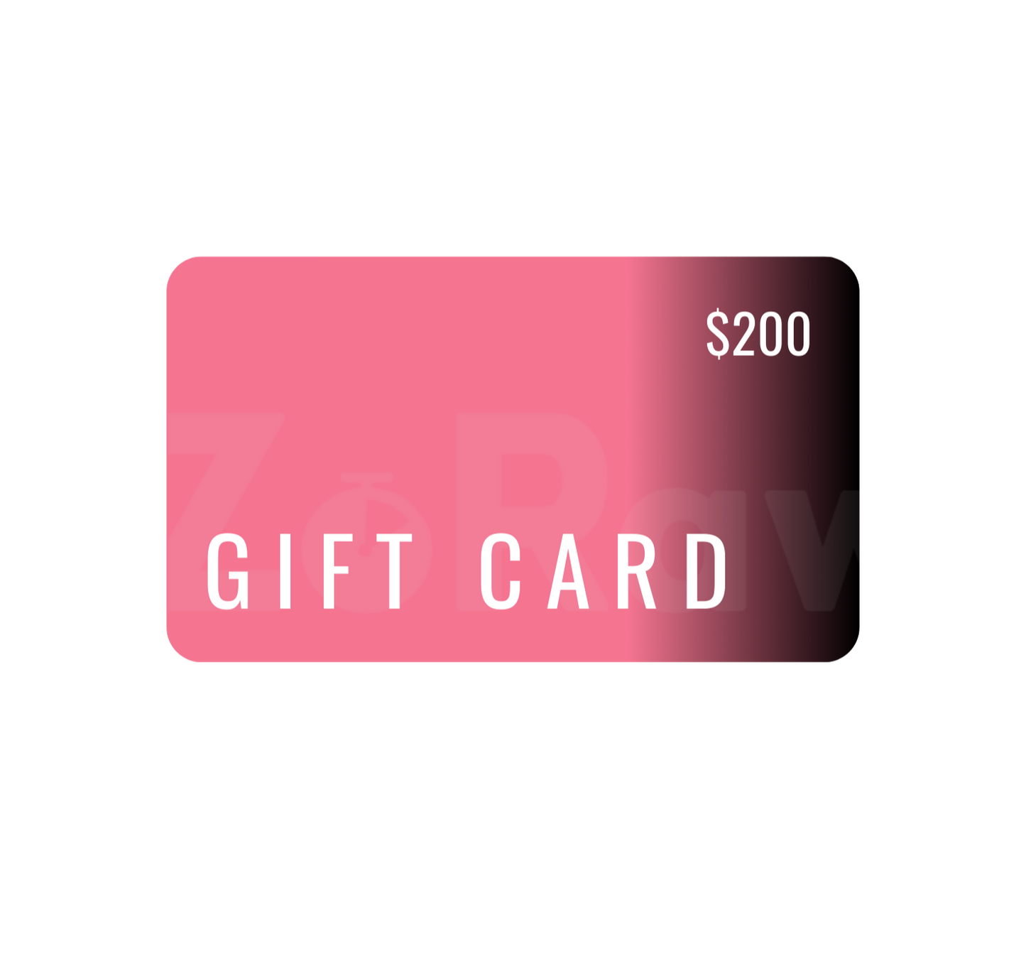 Two hundred dollar gift card