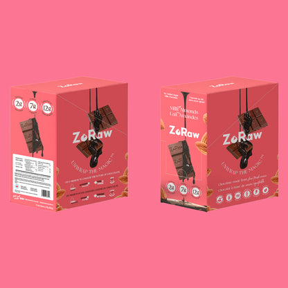 Milk Chocolate - Almonds with Protein (Box of 12)