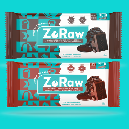 ZoRaw Chocolates Variety Box of 12 -Subscription