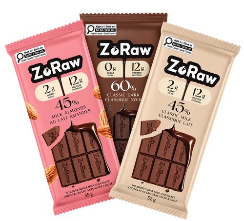 Variety Box of 12 Bars: 4 Almond + 4 Milk + 4 Dark